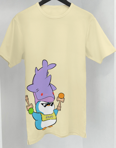 Spiffy Shark T-shirt TAN (NATURAL)