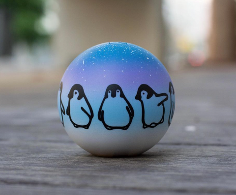 Spiffy x KISR Collab - The Emperor Penguin tama - RHINO clear - Bamboo